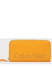 Portfel portfel damski kolor pomarańczowy - Answear.com Calvin Klein 