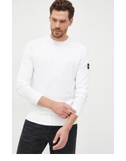 Sweter męski sweter bawełniany męski kolor biały lekki - Answear.com Calvin Klein 