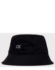 Kapelusz kapelusz bawełniany kolor czarny bawełniany - Answear.com Calvin Klein 