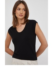 Bluzka bluzka damska kolor czarny gładka - Answear.com Calvin Klein 