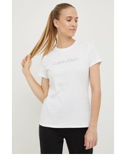 Bluzka Performance t-shirt treningowy kolor biały - Answear.com Calvin Klein 