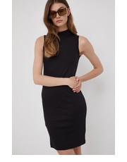 Sukienka sukienka bawełniana kolor czarny mini prosta - Answear.com Calvin Klein 