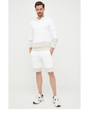 Krótkie spodenki męskie szorty bawełniane męskie kolor biały - Answear.com Calvin Klein 