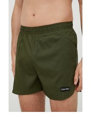 Strój kąpielowy szorty kąpielowe kolor zielony - Answear.com Calvin Klein 