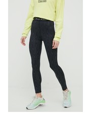 Legginsy Performance legginsy treningowe Active Icon damskie kolor czarny gładkie - Answear.com Calvin Klein 