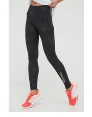 Legginsy Performance legginsy treningowe Big Idea damskie kolor czarny wzorzyste - Answear.com Calvin Klein 