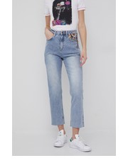 Jeansy jeansy Riverside damskie high waist - Answear.com Desigual