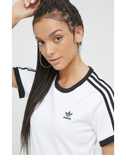 Bluzka adidas Originals t-shirt damski kolor biały - Answear.com Adidas Originals