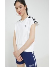 Bluzka adidas Originals t-shirt bawełniany kolor biały - Answear.com Adidas Originals