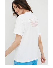 Bluzka adidas Originals t-shirt bawełniany kolor biały - Answear.com Adidas Originals