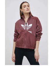 Kurtka kurtka Adicolor damska kolor fioletowy przejściowa - Answear.com Adidas Originals