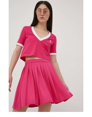 Spódnica adidas Originals spódnica Adicolor kolor różowy mini rozkloszowana - Answear.com Adidas Originals