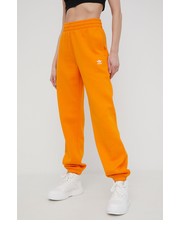 Spodnie adidas Originals spodnie dresowe Adicolor damskie kolor pomarańczowy gładkie - Answear.com Adidas Originals