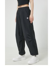Spodnie adidas Originals spodnie Adicolor damskie kolor czarny high waist - Answear.com Adidas Originals