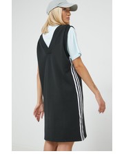 Sukienka adidas Originals sukienka bawełniana kolor czarny mini prosta - Answear.com Adidas Originals