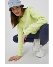 Bluza adidas Originals bluza bawełniana Trefoil Moments damska kolor zielony gładka - Answear.com Adidas Originals