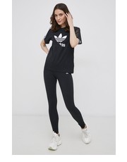 Legginsy Legginsy damskie kolor czarny gładkie - Answear.com Adidas Originals