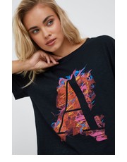 Bluzka t-shirt bawełniany kolor czarny - Answear.com Emporio Armani