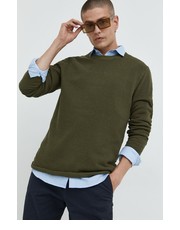 Sweter męski sweter bawełniany męski kolor zielony lekki - Answear.com Only & Sons