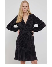 Sukienka sukienka kolor czarny mini rozkloszowana - Answear.com Dkny