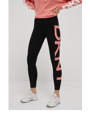 Legginsy legginsy damskie kolor różowy z nadrukiem - Answear.com Dkny