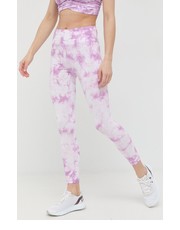 Legginsy legginsy damskie kolor fioletowy wzorzyste - Answear.com Dkny