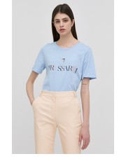Bluzka t-shirt bawełniany - Answear.com Trussardi