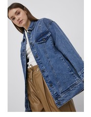 Kurtka kurtka jeansowa bawełniana przejściowa oversize - Answear.com Noisy May
