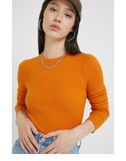 Sweter sweter damski kolor pomarańczowy lekki - Answear.com Noisy May