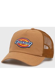 Czapka czapka kolor brązowy z aplikacją - Answear.com Dickies