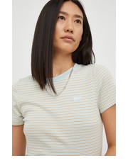 Bluzka Levis t-shirt bawełniany kolor turkusowy - Answear.com Levi’s