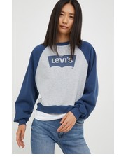 Bluza Levis bluza bawełniana damska kolor szary z nadrukiem - Answear.com Levi’s