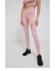 Legginsy Legginsy damskie kolor różowy gładkie - Answear.com Adidas Performance