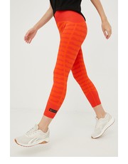Legginsy adidas Performance legginsy treningowe Marimekko damskie kolor pomarańczowy wzorzyste - Answear.com Adidas Performance