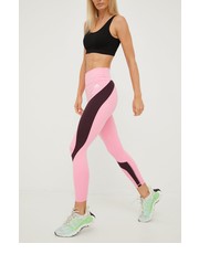 Legginsy adidas Performance legginsy treningowe damskie kolor różowy wzorzyste - Answear.com Adidas Performance
