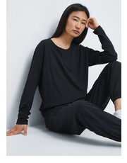 Bluzka longsleeve bawełniany kolor czarny - Answear.com Medicine