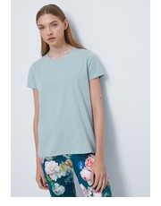 Bluzka t-shirt damski kolor turkusowy - Answear.com Medicine