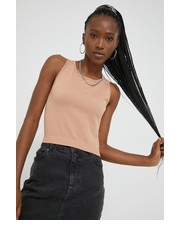 Bluzka top damski kolor beżowy - Answear.com Only