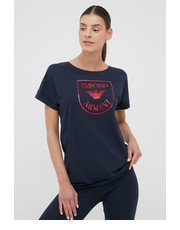 Bluzka t-shirt bawełniany kolor granatowy - Answear.com Emporio Armani Underwear