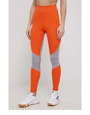 Legginsy Adidas by Stella McCartney legginsy treningowe damskie kolor pomarańczowy wzorzyste - Answear.com Adidas By Stella Mccartney
