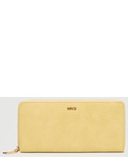 Portfel portfel damski kolor żółty - Answear.com Mango