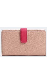 Portfel portfel Bionic damski kolor różowy - Answear.com Mango