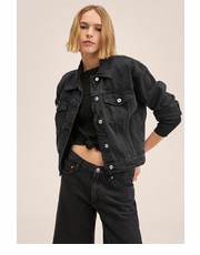 Kurtka kurtka jeansowa Mom80 damska kolor szary przejściowa oversize - Answear.com Mango