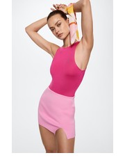 Top damski body Remi kolor różowy - Answear.com Mango