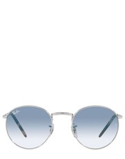 Okulary okulary przeciwsłoneczne New Round kolor srebrny - Answear.com Ray-Ban