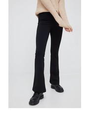 Spodnie spodnie damskie kolor czarny dzwony high waist - Answear.com Vero Moda