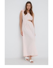 Sukienka sukienka kolor różowy maxi rozkloszowana - Answear.com Vero Moda