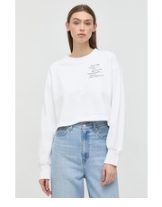 Bluza Bluza damska kolor biały z nadrukiem - Answear.com Diesel