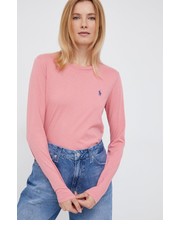 Bluzka longsleeve bawełniany kolor różowy - Answear.com Polo Ralph Lauren