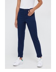 Spodnie spodnie damskie kolor granatowy proste high waist - Answear.com Polo Ralph Lauren
